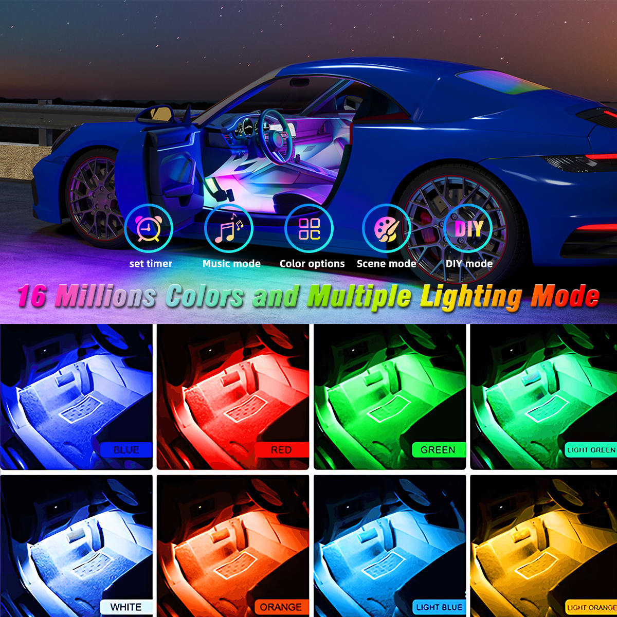 HCP014 蓝牙车载灯条